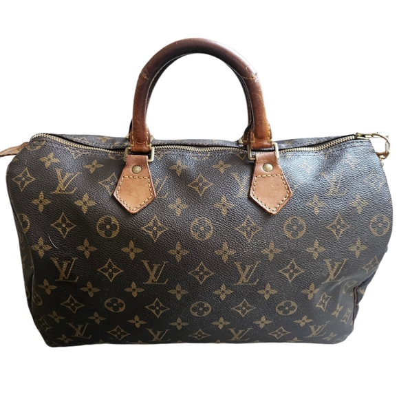 Vintage Louis Vuitton Monogram Speedy 35 Craftcutters Parts - Picture 9 of 16